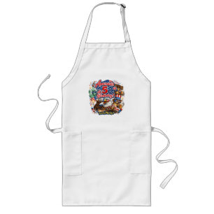 Americas 250th Birthday 4th of July Celebration Long Apron