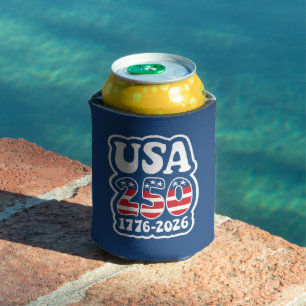 America's 250th Birthday - DIF SIDES Can Cooler