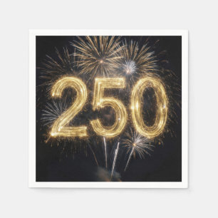 America's 250th Birthday Fireworks Napkin