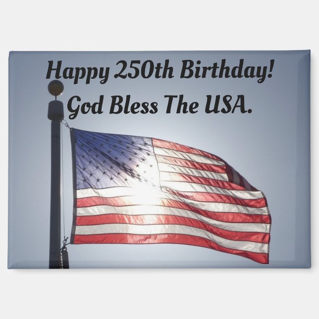  America's 250th Birthday Magnet (Front)