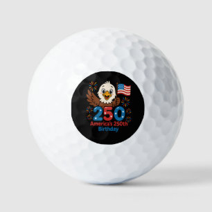 America's 250th Birthday - US Flag 250 Years Anniv Golf Balls