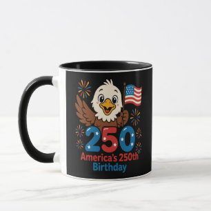 America's 250th Birthday - US Flag 250 Years Anniv Mug