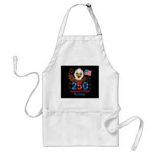 America's 250th Birthday - US Flag 250 Years Anniv Standard Apron