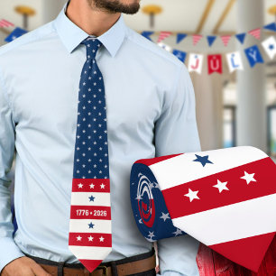 America's 250th Semiquincentennial 1776 2026 Tie