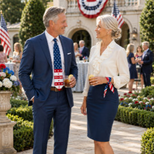 America's 250th Semiquincentennial 1776 2026 Tie