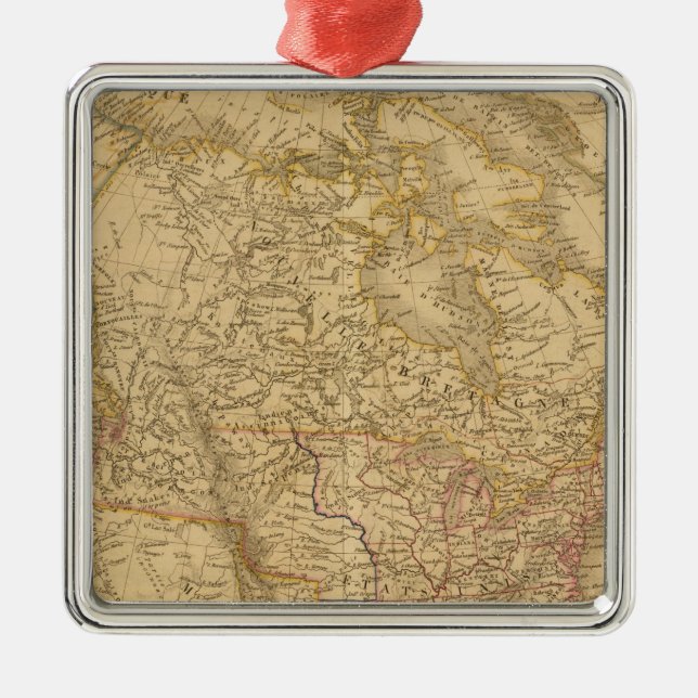 Americas 2 metal tree decoration (Front)