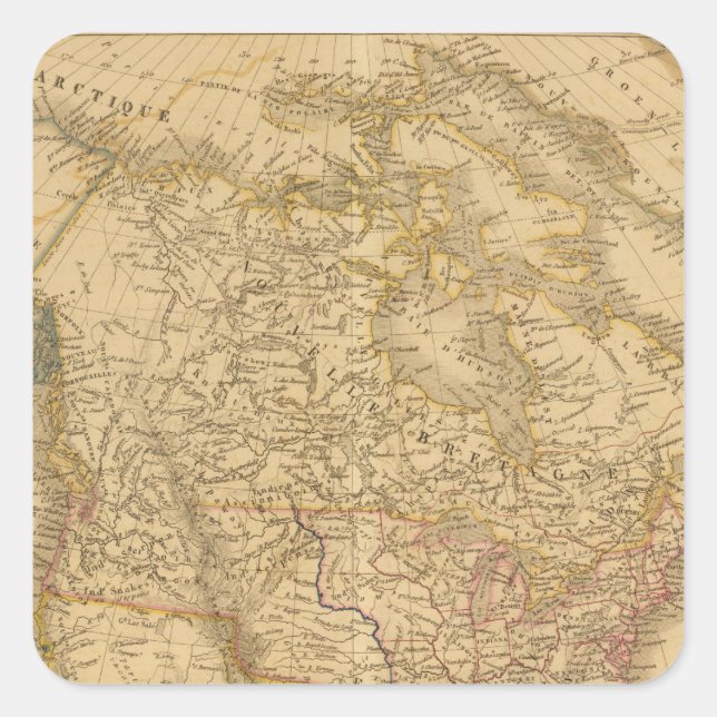 Americas 2 square sticker (Front)