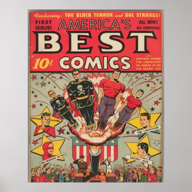 Americas Best Comics Comic Book Cover Poster (Front)