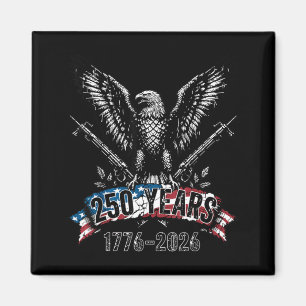 Americas Birthday July 4 2026 Vintage Eagle 250 Magnet