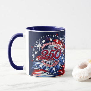 America's Birthday Semiquin Graphic Fireworks Pop Mug