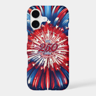 America's Birthday Semiquin RWB Graphic Fireworks