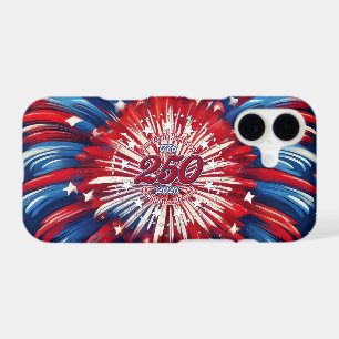 America's Birthday Semiquin RWB Graphic Fireworks