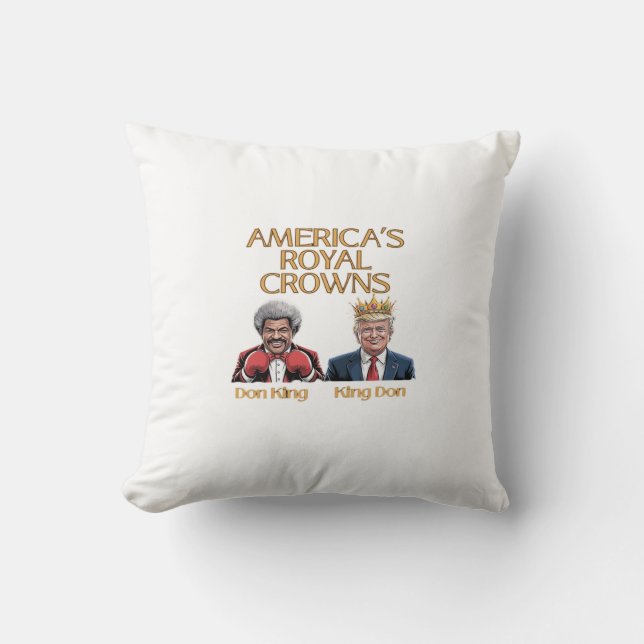 America's Crowns And Don Graphic Cushion (Front)