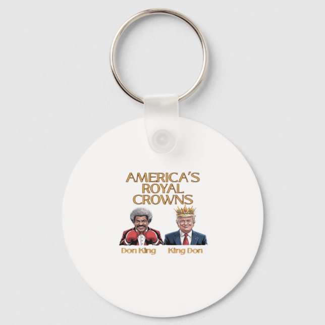 America's Crowns And Don Graphic Key Ring (Front)