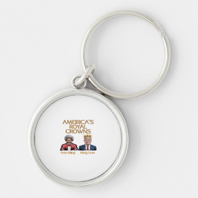 America's Crowns And Don Graphic Key Ring (Front)