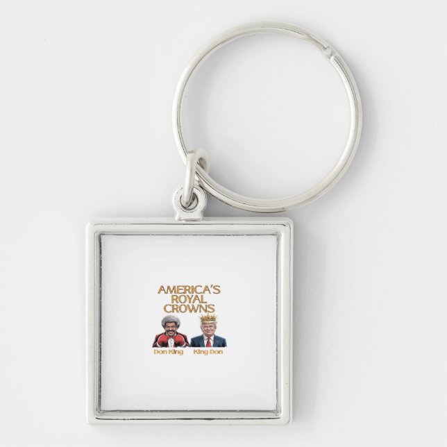 America's Crowns And Don Graphic Key Ring (Front)