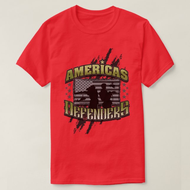AMERICAS DEFENDERS T-Shirt (Design Front)