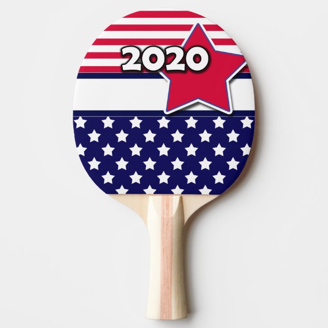 America's election, 2020, election, personalised ping pong paddle (Front)