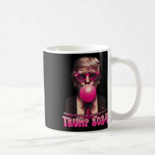 Americas Favourite Convicted Felon Pink Trump Bubb Coffee Mug