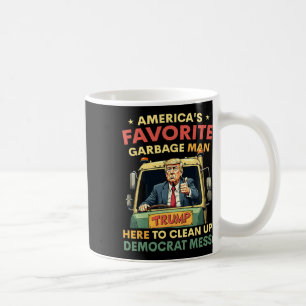 America's Favourite Garge Man Trump Rides In Garge Coffee Mug