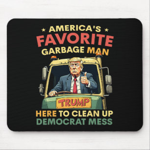 America's Favourite Garge Man Trump Rides In Garge Mouse Pad