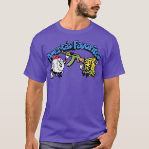 Americas Favourites Retro Style Design T-Shirt