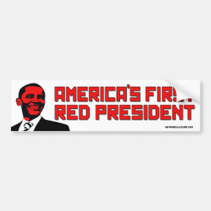 America's First Red President Bumper Sticker