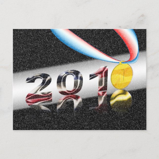 America's Gold Medal Postcard (Front)