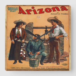 "America's Greatest Play." Square Wall Clock