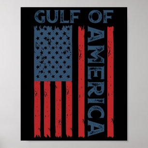 Americas Gulf - Gulf Of Usa America Funny Usa Amer Poster