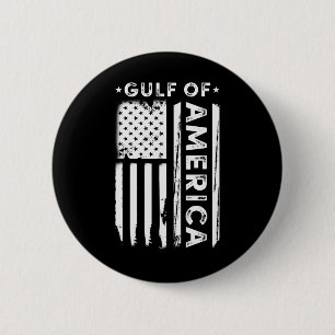 Americas Gulf - Gulf Of Usa America Vintage Americ 6 Cm Round Badge