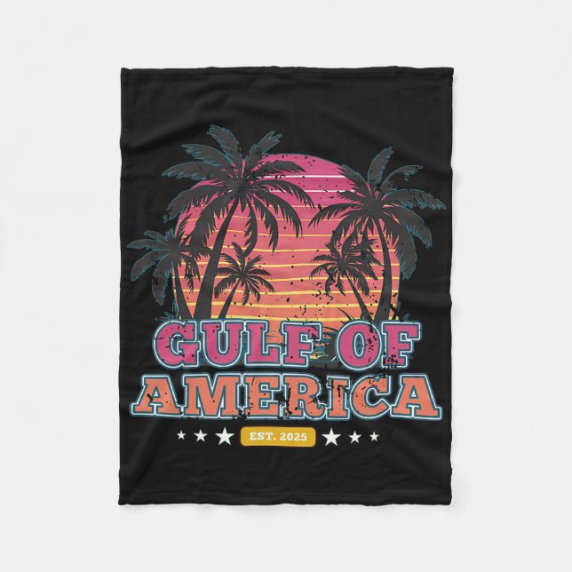 America's Gulf Mexico  Fleece Blanket (Front)