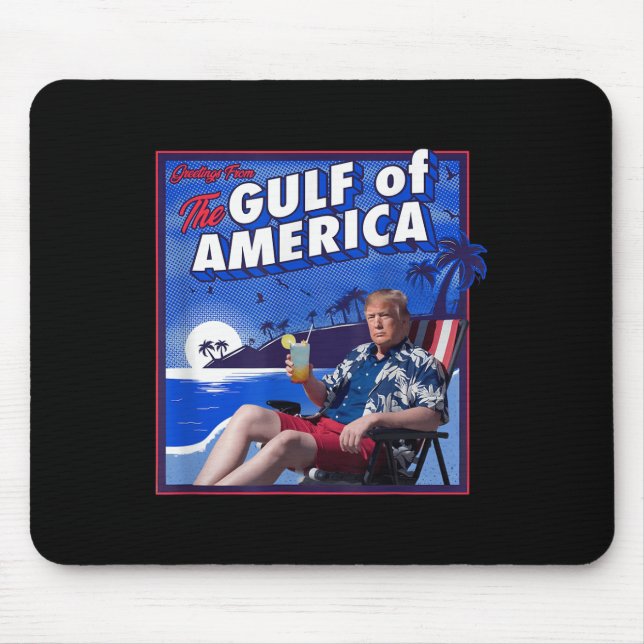 Americas Gulf Mexico Presdent Sombrero Summer  Mouse Pad (Front)