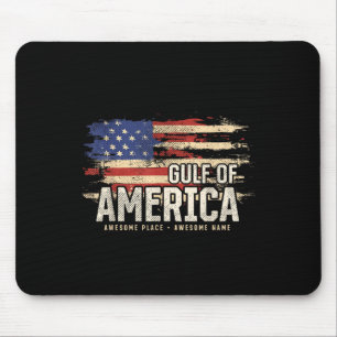 Americas Gulf Of Usa Grunge Patriotic Mouse Pad