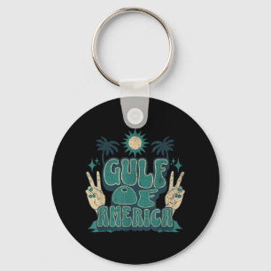 Americas Gulf Trump Mexico American President Trum Key Ring