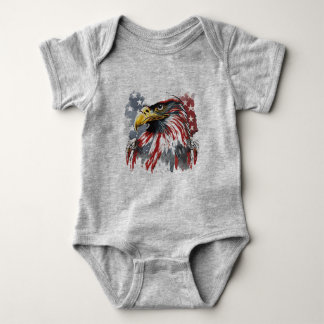 America's Majestic Eagle Baby Bodysuit