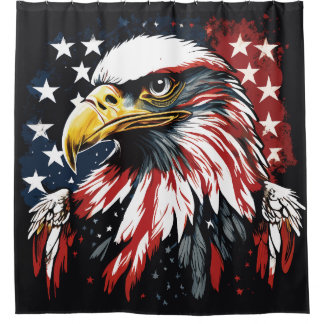 America's Majestic Eagle Shower Curtain