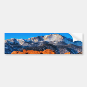 America's Mountain at Sunrise Bumper Sticker