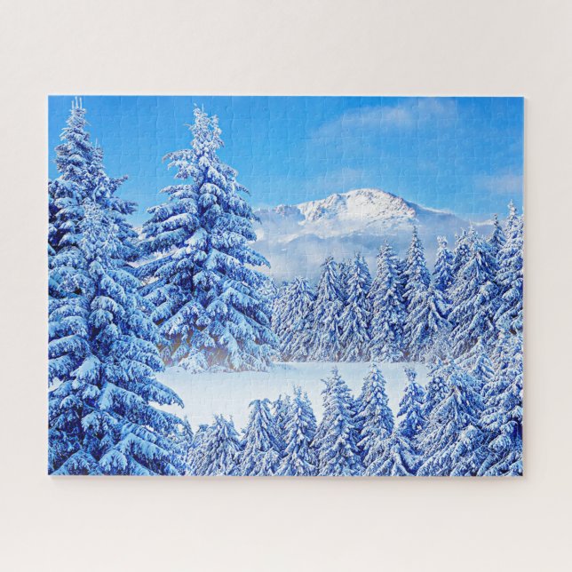America's Mountain Pikes Peak Thank You Card Poste Jigsaw Puzzle (Horizontal)