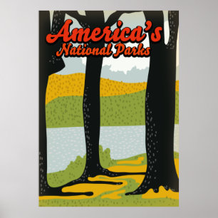 America's National Parks Poster