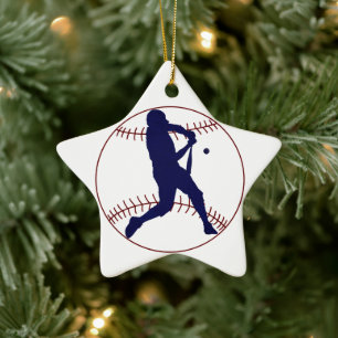 America's Pastime Ceramic Ornament