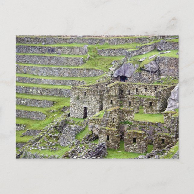 Americas, Peru, Machu PIcchu. The ancient 2 Postcard (Front)