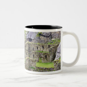Americas, Peru, Machu PIcchu. The ancient 2 Two-Tone Coffee Mug