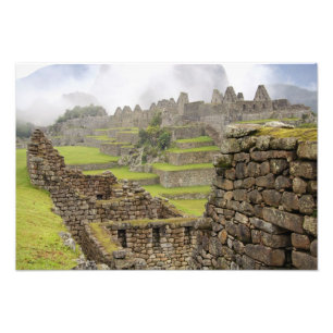 Americas, Peru, Machu PIcchu. The ancient Photo Print