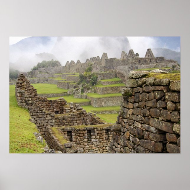 Americas, Peru, Machu PIcchu. The ancient Poster (Front)