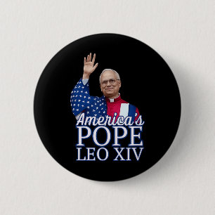 Americas Pope Leo Xiv First American Pope From Chi 6 Cm Round Badge