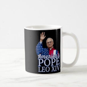 Americas Pope Leo Xiv First American Pope From Chi Coffee Mug