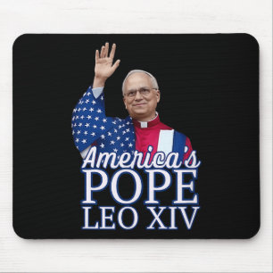 Americas Pope Leo Xiv First American Pope From Chi Mouse Pad