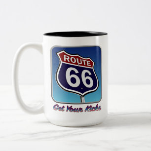 America's Route 66 Two-Tone Coffee Mug