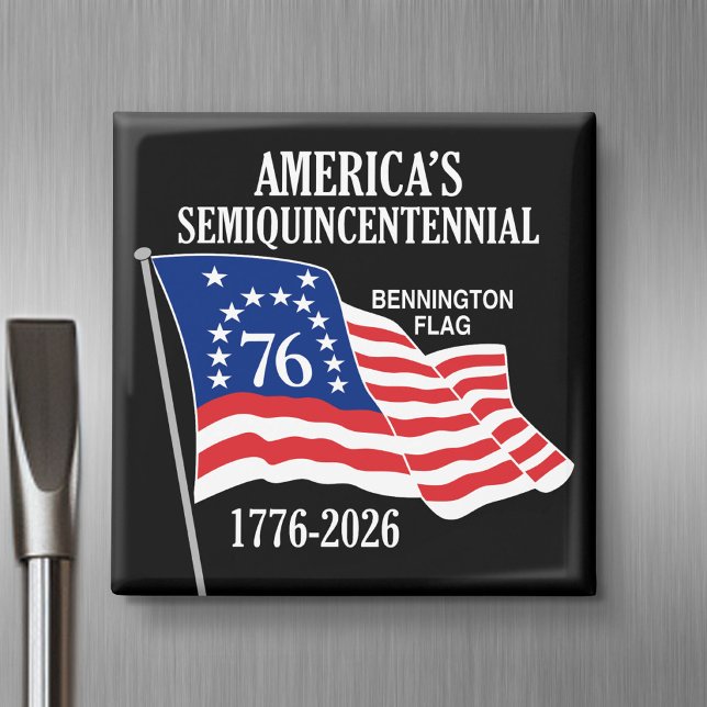 America's Semiquincentennial 1776-2026 USA 250 Magnet (USA 250 - Celebrate America - American Revolution 250 Magnet)